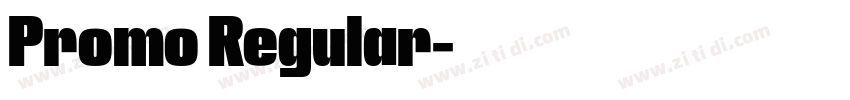 Promo Regular字体转换